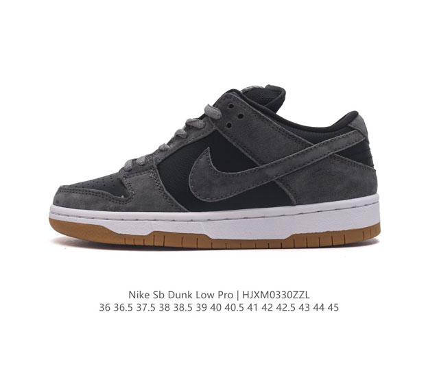 耐克nike Dunk Low 板鞋 Sb系列经典百搭休闲运动板鞋加厚鞋舌的填充 使舒适性大大提升 同时也更方便穿脱中底部分则加入了脚感柔软舒适zoomair气