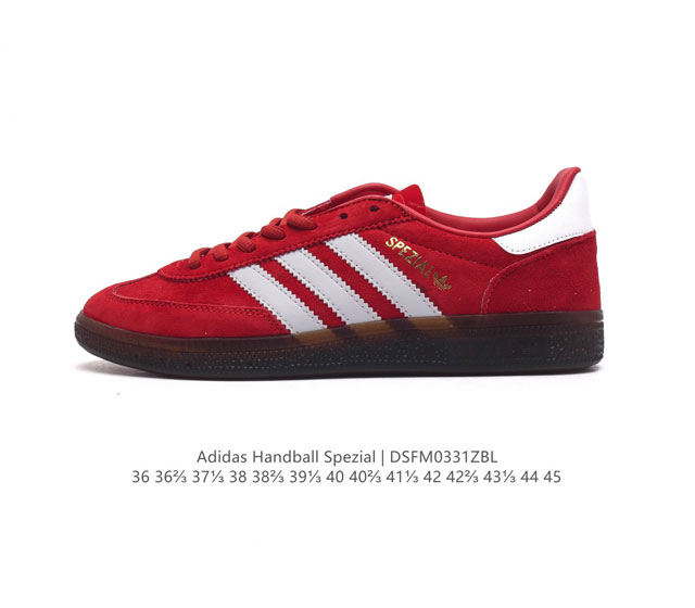 阿迪达斯adidas Originals Handball Spzl 手球运动员系列百搭休闲运动板鞋 货号 Fv1227 尺码 36 36 37 38 38 3