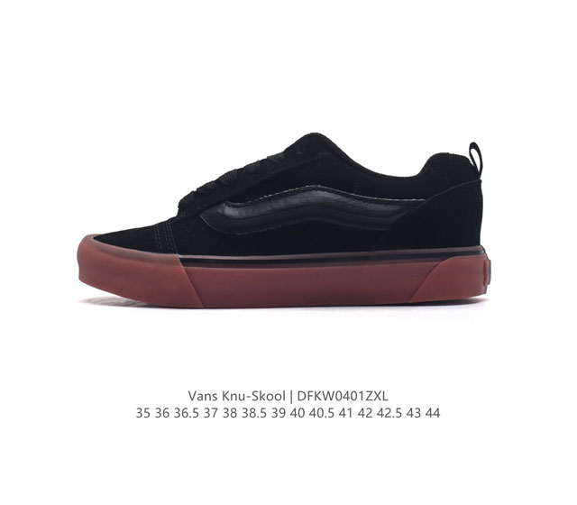 万斯 Vans Knu-Skool Vr3 Lx 面包鞋 坎普尔 茱利安系列低帮复古硫化休闲运动板鞋 肥胖版大logo 要说整个2023年最为热门的鞋型之一 面