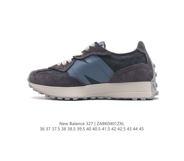 Nb 新百伦 New Balance U327系列复古休闲运动慢跑鞋时尚男女运动鞋 以更纯粹的复古风格设计打造的全新造型 侧身还以解构设计 将 N 字标志以做旧