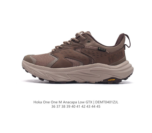 登山徒步好伴履 Hoka One One Anacapa Low Gtx 阿纳卡帕 男女士gtx防水中帮登山鞋徒步鞋户外运动鞋 这款anacapa Low Gt