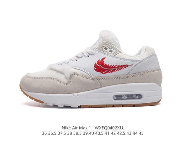 耐克 Nike Air Max 1 Prm 男女子气垫缓震慢跑鞋 复古厚底增高运动鞋 从法国建筑中汲取设计灵感 兼具运动风范和时尚格调 是此系列起初搭载 Air