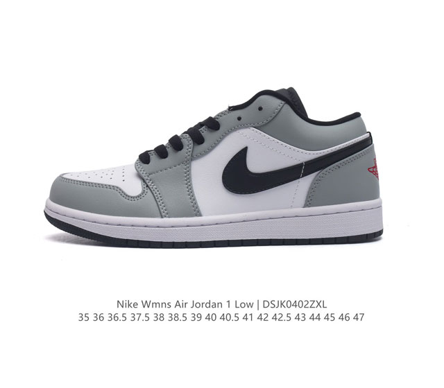 耐克 乔丹air Jordan 1 Low Aj1 乔1 乔丹1代aj1 低帮复古文化休闲运动篮球鞋 该鞋款从 1985 年元年款汲取设计灵感 焕新演绎简约经典