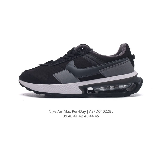 耐克 Nike Air Max Pre-Day全新配色运动的 气垫板鞋 为我们带来了新的外底和鞋帮周围的额外尺寸为鞋子的耐久设计线条增添了新能量 从配色上彰显出