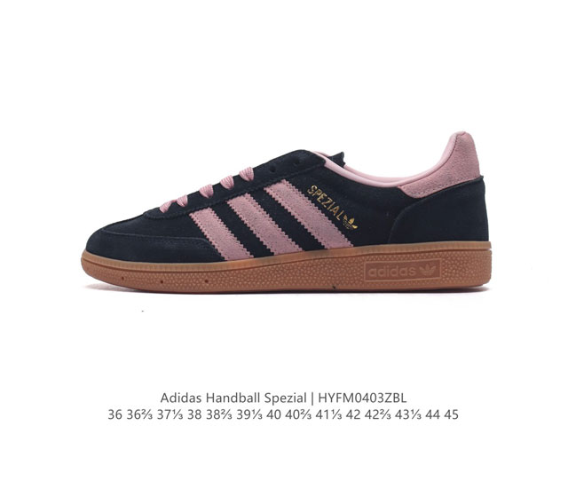 阿迪达斯adidas Originals Handball Spzl 手球运动员系列百搭休闲运动板鞋 货号 Ie5897 尺码 36 36 37 38 38 3