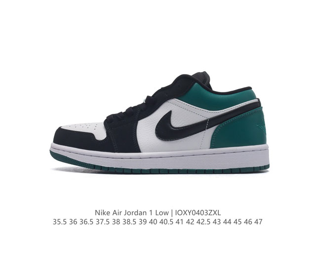 头层皮 耐克 乔丹air Jordan 1 Low Aj1 乔1 乔丹1代aj1 低帮复古文化休闲运动篮球鞋 该鞋款从 1985 年元年款汲取设计灵感 焕新演绎