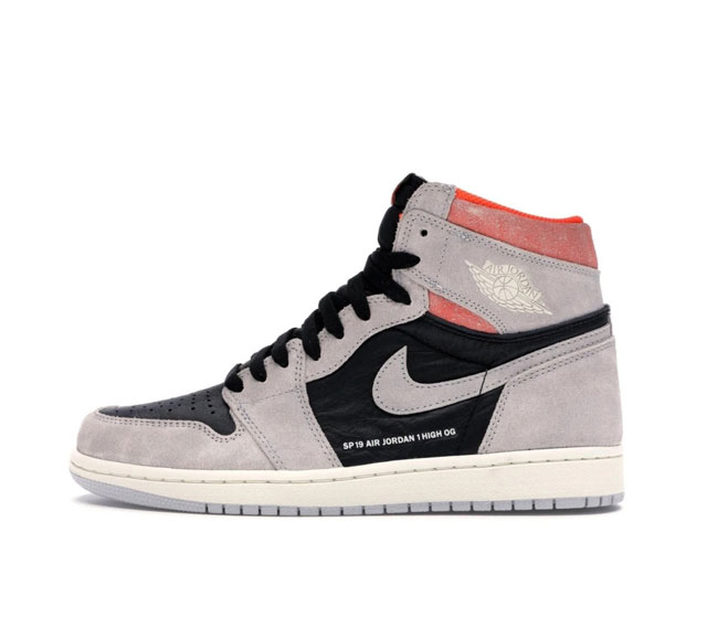 真二层耐克 Nike Air Jordan 1 Retro High Og 乔丹一代aj1 乔1 Aj1 高帮篮球鞋复刻运动鞋 皮面高帮板鞋的设计灵感源自运动夹