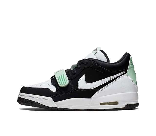 真标耐克nike Air Jordan Legacy 312 Low White Pine Green 乔丹最强三合一混合版本低帮文化休闲运动篮球鞋 货号:Fn