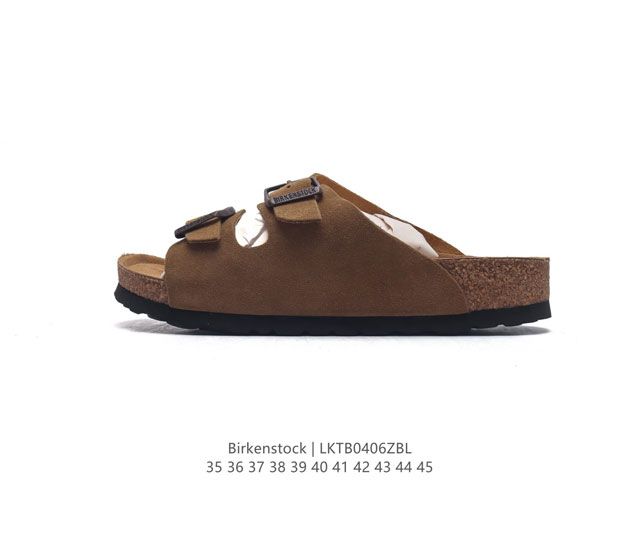 德国百年知名鞋履品牌 博肯birkenstock 勃肯拖鞋系列人字拖夹趾拖鞋休闲沙滩鞋 广东原产#采用质地柔软牛皮革 中底搭载缓震软木橡胶 外置eva轻量片装外