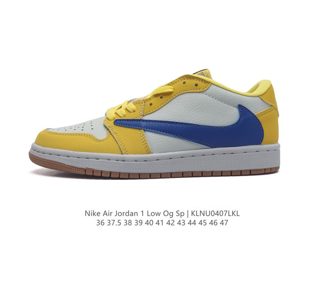 耐克 Nike Air Jordan 1 Low Og S Military Blue Aj1乔1 倒勾 低帮篮球鞋 Aj1 乔丹1代 Aj1 乔1 反向脚趾复