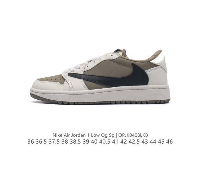 耐克 Nike Air Jordan 1 Low Og S Military Blue Aj1乔1 倒勾 低帮篮球鞋 Aj1 乔丹1代 Aj1 乔1 反向脚趾复