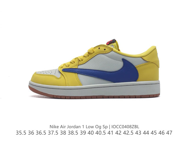 耐克 Nike Air Jordan 1 Low Og S Military Blue Aj1乔1 倒勾 低帮篮球鞋 Aj1 乔丹1代 Aj1 乔1 反向脚趾复