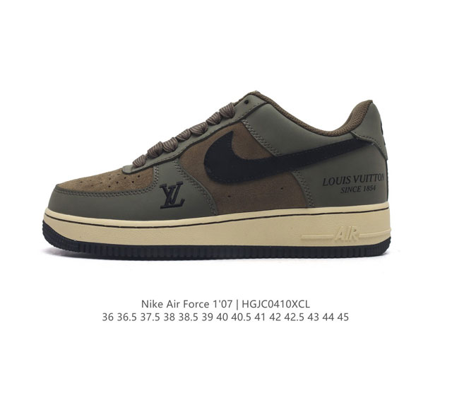 公司级 Af1耐克 Nike Air Force 1 ‘07 Low 空军一号 厚底增高百搭运动板鞋 原楦头原纸板 打造纯正空军版型，专注外贸渠道 全掌内置蜂窝