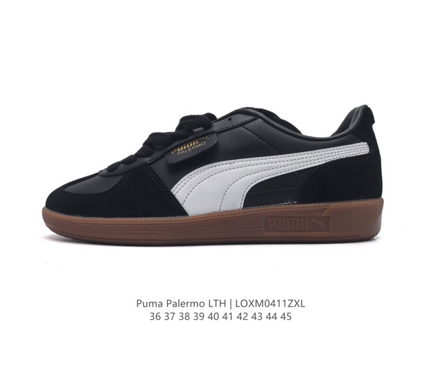 彪马puma Palermo Og 防滑耐磨低帮德训板鞋 女同款运动鞋，Army Trainer Og休闲鞋沿用德训鞋经典外观 鞋身和鞋舌分别添加了品牌标志性