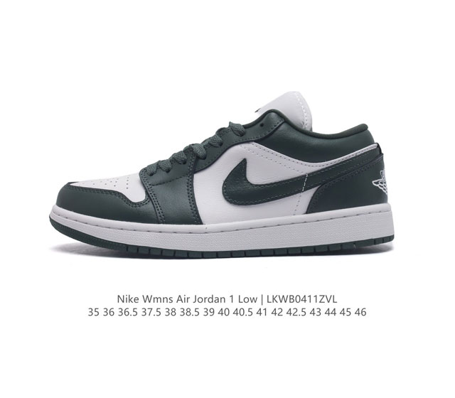 耐克 乔丹air Jordan 1 Low Aj1 乔1 乔丹1代aj1 低帮复古文化休闲运动篮球鞋。该鞋款从 1985 年元年款汲取设计灵感，焕新演绎简约经典