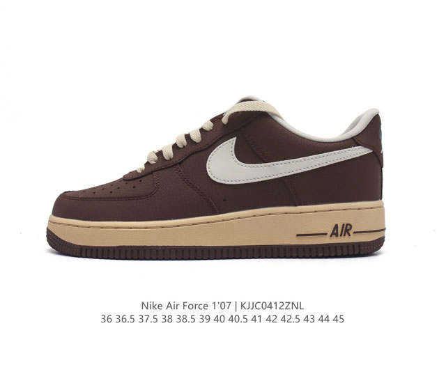 公司级 Af1耐克 Nike Air Force 1 ‘07 Low 空军一号 厚底增高百搭运动板鞋 原楦头原纸板 打造纯正空军版型，专注外贸渠道 全掌内置蜂窝