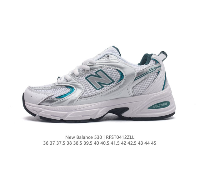 新百伦 Nb530 New Balance 530 复跑古鞋nb530这鞋双确实是nb家经复典古款式之一，以全科新技诠释，成打功造530鞋款。鞋面保在持530基