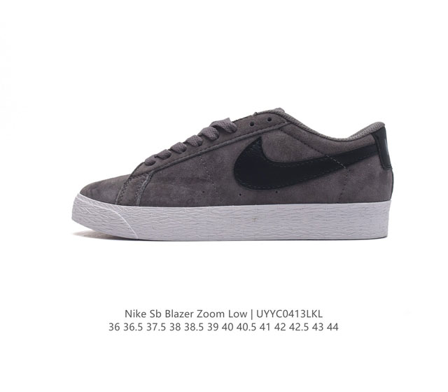 Nike耐克 Sb Blazer Zoom Low 经典运动休闲鞋滑板鞋开拓者低帮滑板鞋运动休闲鞋男 女滑板鞋锐意革新经典篮球鞋。设计灵感源自 Grant Ta