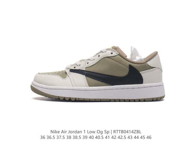 耐克 Nike Air Jordan 1 Low Og S Military Blue Aj1乔1 倒勾 低帮篮球鞋 Aj1 乔丹1代 Aj1 乔1 反向脚趾复