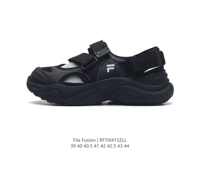 斐乐男士凉鞋 Fila Fusion 意大利百年经典运动品牌，网红单品 小红书推荐爆款。Fila斐乐火星鞋新款厚底增高老爹鞋 复古百搭运动鞋斐乐潮牌文化球鞋 街