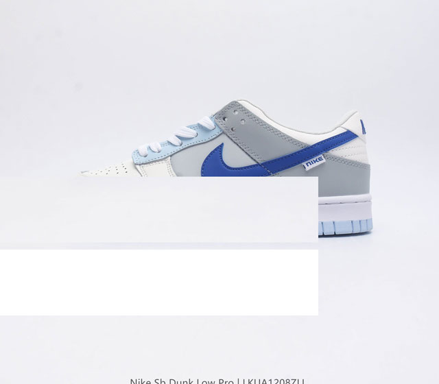 耐克 Nike Sb Dunk Low Pro 男 女滑板鞋 经典复古运动鞋 采用低帮设计，塑就经典 Dunk 风格。鞋垫后跟搭载 Zoom Air 气垫，加衬