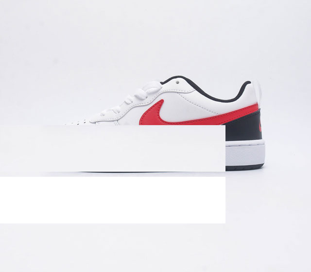 二层皮 耐克 Nike Court Borough Low 2 Gs 小空军 低帮百搭透气休闲运动板鞋男女鞋 经典耐用的设计，兼顾舒适脚感和出众风范，演绎匠心之