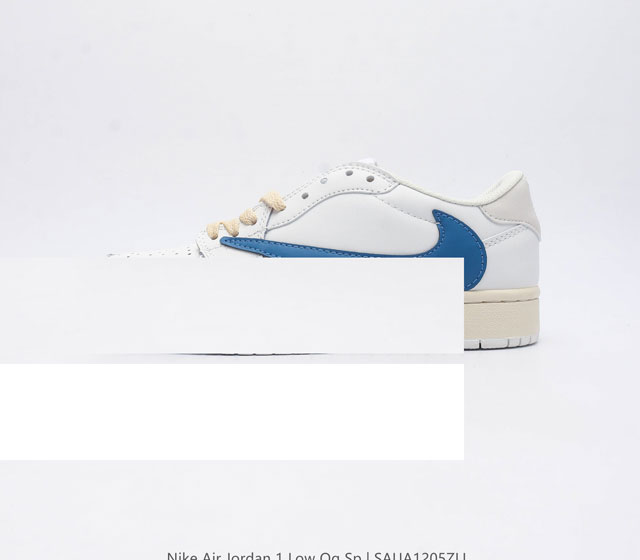 耐克 Nike Air Jordan 1 Low Og S Military Blue Aj1乔1 倒勾 低帮篮球鞋 Aj1 乔丹1代 Aj1 乔1 反向脚趾复