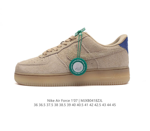 公司级 附赠送logo清洁刷 Af1耐克 Nike Air Force 1 ‘07 Low 空军一号厚底增高百搭休闲运动板鞋 原楦头原纸板 打造纯正空军版型，专