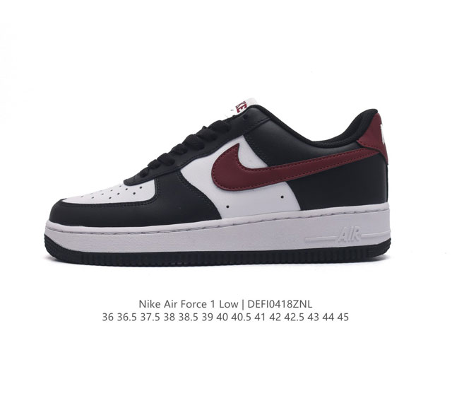 公司级 Af1耐克 Nike Air Force 1 ‘07 Low 空军一号 厚底增高百搭运动板鞋 原楦头原纸板 打造纯正空军版型，专注外贸渠道 全掌内置蜂窝