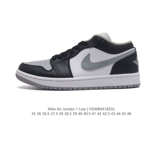 耐克 乔丹air Jordan 1 Low Aj1 乔1 乔丹1代aj1 低帮复古文化休闲运动篮球鞋。该鞋款从 1985 年元年款汲取设计灵感，焕新演绎简约经典