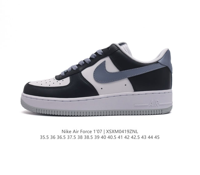 公司级 Af1耐克 Nike Air Force 1 ‘07 Low 空军一号 厚底增高百搭运动板鞋 原楦头原纸板 打造纯正空军版型，专注外贸渠道 全掌内置蜂窝