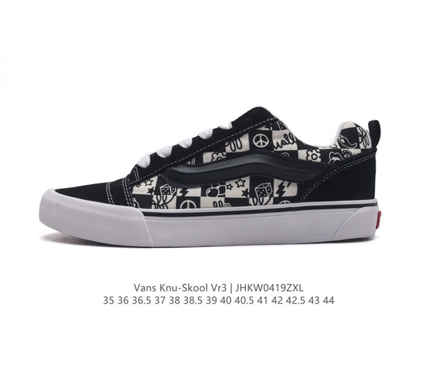 万斯 Vans Knu-Skool Vr3 Lx 面包鞋。坎普尔 茱利安系列低帮复古硫化休闲运动板鞋“肥胖版大logo”要说整个2023年最为热门的鞋型之一， - 点击图像关闭