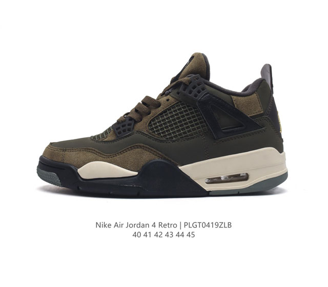 耐克 Nike Air Jordan 4 Retro Og迈克尔 乔丹aj4代乔4 中帮复古休闲运动文化篮球鞋。秉承轻量化的速度型篮球鞋设计思想完成设计，降低重