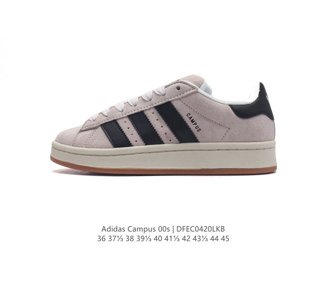 Adidas阿迪达斯.男女鞋 三叶草campus 00S 面包鞋复古休闲板鞋。千禧回潮！Adidas Campus 00S 经典再现！面包化的campus鞋款在