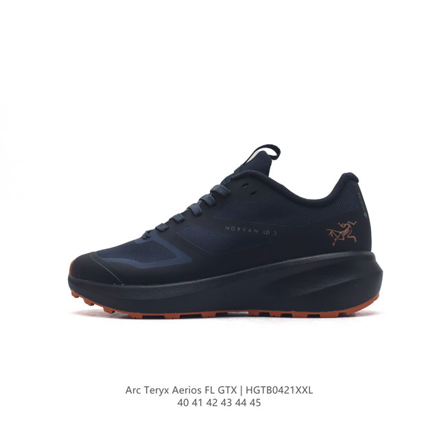 始祖鸟 Arc’Teryx Aerios Gxt登山靴 防水加强版男士系列加强版户外防水低帮登山鞋徒步鞋 轻量支撑长距离越野跑鞋 轻便透气户外运动鞋 耐磨轻量