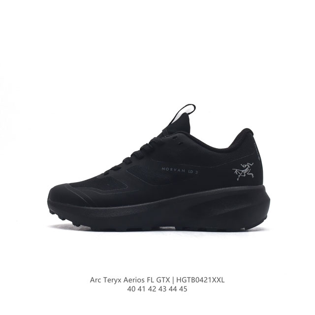 始祖鸟 Arc’Teryx Aerios Gxt登山靴 防水加强版男士系列加强版户外防水低帮登山鞋徒步鞋 轻量支撑长距离越野跑鞋 轻便透气户外运动鞋 耐磨轻量