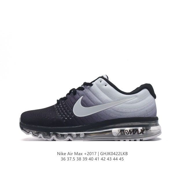 Nike 耐克 Air Max 2017 男女士跑鞋全掌气垫缓震休闲运动跑步鞋。Nikeair Max2017是nike Air Max系列的2017年旗舰款跑