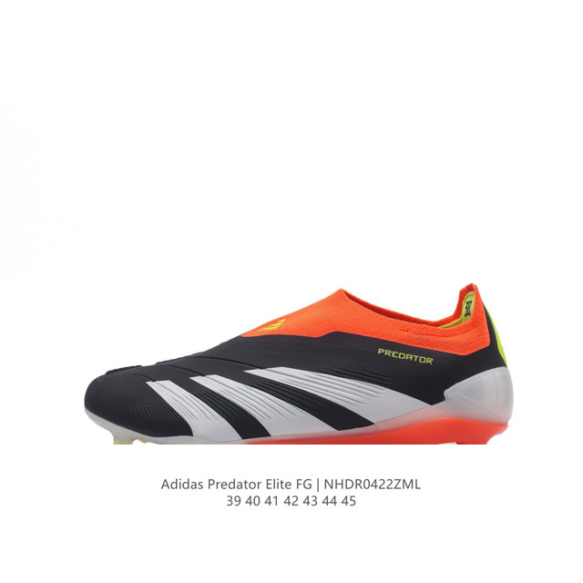 阿迪达斯 Adidas Predator 24 Elite Low Fg Boots 硬天然草坪足球运动鞋 这款新鲜设计的adidas Predator系列足球