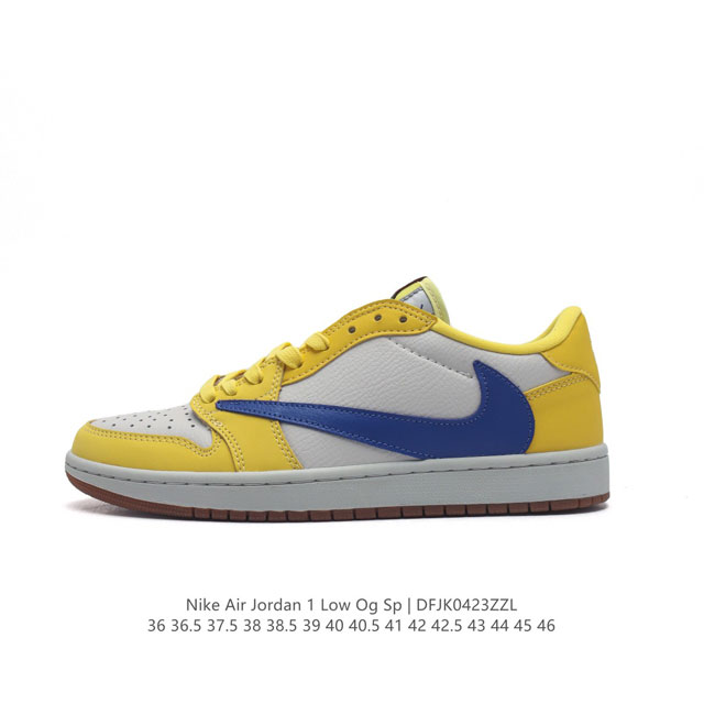 耐克 Nike Air Jordan 1 Low Og Sp Military Blue Aj1乔1 倒勾 低帮篮球鞋 Aj1 乔丹1代 Aj1 乔1 反向脚趾