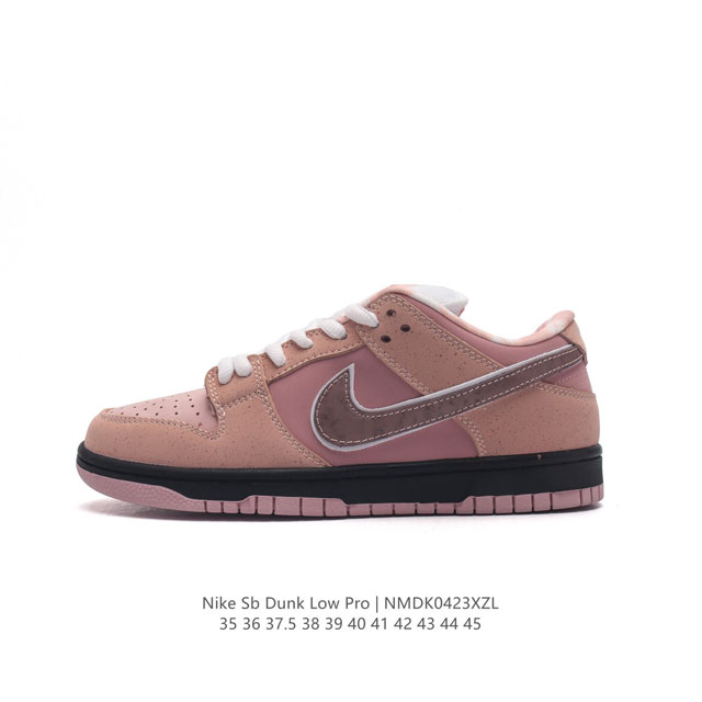 真标 耐克 Nike Sb Dunk Low Pro 男女同款运动鞋复古板鞋，尽情迈步，彰显个性风采。采用柔软皮革鞋面，经久耐穿，塑就如元年款 Dunk 般的复