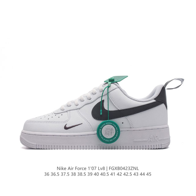 公司级 附赠送logo清洁刷 Af1耐克 Nike Air Force 1 ‘07 Low 空军一号厚底增高百搭休闲运动板鞋 原楦头原纸板 打造纯正空军版型，专