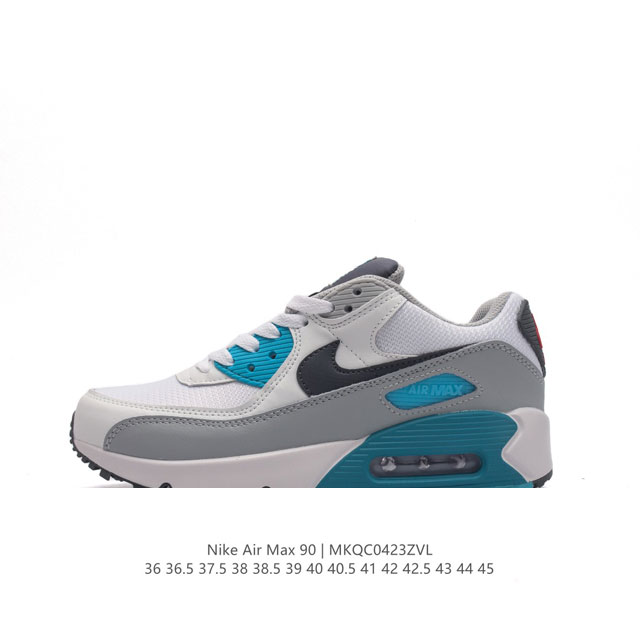 Nike耐克运动鞋 Air Max 90 健身运动跑鞋休闲鞋 复古风十足！Air Max 90 作为 Nike 旗下最经典的鞋型之一，凭借着百搭的造型，获得众多