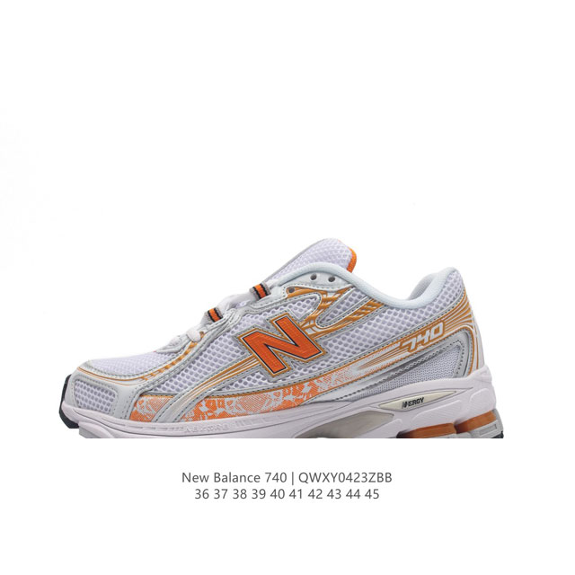 New Balance Mr740 Nb新百伦系列复古老爹风休闲运动慢跑鞋。采用轻质牛剖革拼接透气网眼衬垫织物鞋面材质 T-Beam大底提供足步弓支撑 保持步态