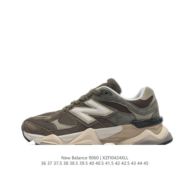 Nb 新百伦 New Balance Nb9060小象蹄男女款9060舒适百搭老爹鞋。全新 9060 款式将经典风格与现代设计融合到日常多功能性中。 9060