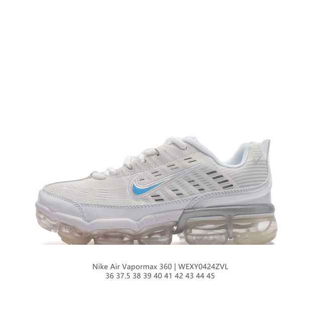 Nike耐克airvapormax360休闲复古全掌气垫缓震运动慢跑鞋。Nike Air Vapormax 360 男女子运动鞋的设计灵感源自 Air Max