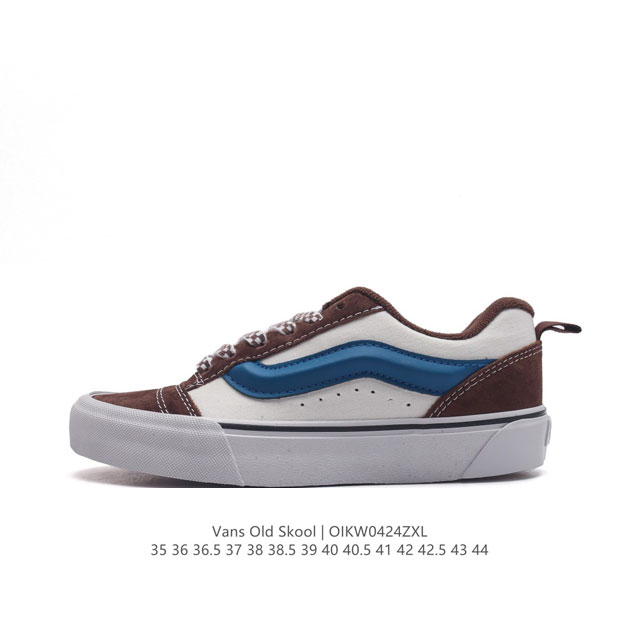 万斯 Vans Knu-Skool Vr3 Lx 面包鞋。坎普尔 茱利安系列低帮复古硫化休闲运动板鞋“肥胖版大logo”要说整个2023年最为热门的鞋型之一，