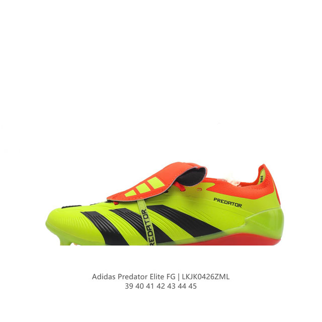 阿迪达斯 Adidas Predator 24 Elite Low Fg Boots 硬天然草坪足球运动鞋 这款新鲜设计的adidas Predator系列足球