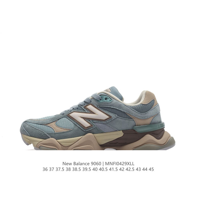 Nb 新百伦 New Balance Nb9060小象蹄男女款9060舒适百搭老爹鞋。全新 9060 款式将经典风格与现代设计融合到日常多功能性中。 9060