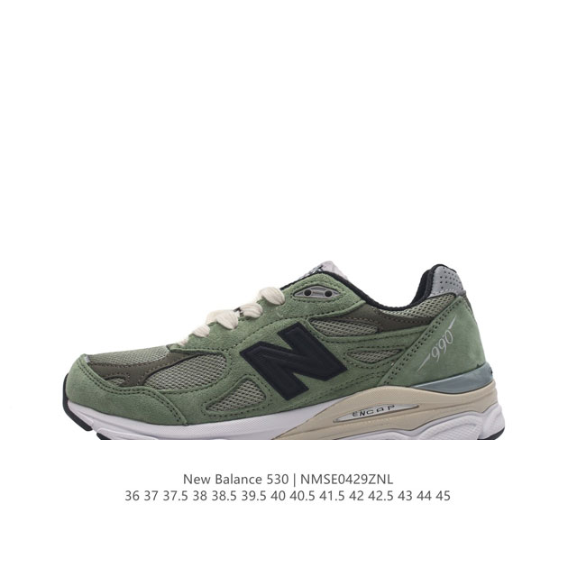 新百伦 New Balance Nb990 V3系列 高端美产990系列简约经典舒适百搭时尚复古休闲鞋缓震透气跑步鞋。该鞋款采用mcd Motion Contr