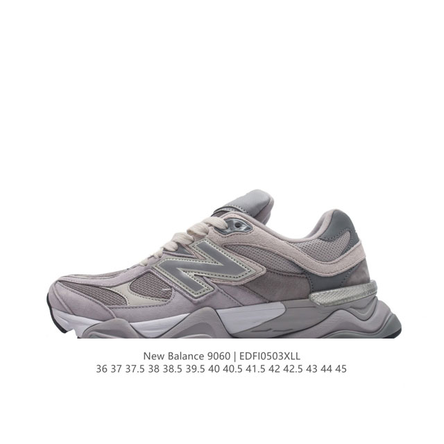 Nb 新百伦 New Balance Nb9060小象蹄男女款9060舒适百搭老爹鞋。全新 9060 款式将经典风格与现代设计融合到日常多功能性中。 9060